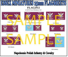 Flag 2512 Napoleonic: Polish Infantry & Cavalry