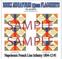 Flag 2513 Napoleonic: French Line Infantry 1804-12 # 1