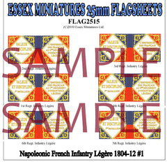 Flag 2515 Napoleonic: French Light Infantry 1804 # 1