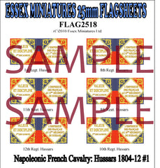 Flag 2518 Napoleonic: French Cavalry Hussars 1804-12