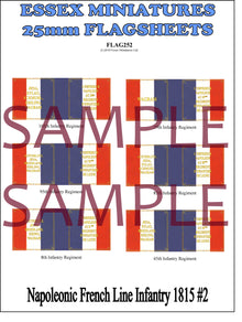 Flag 252 Napoleonic: French Line Infantry 1825 # 2