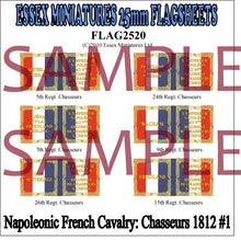 Flag 2520 Napoleonic: French Cavalry Chasseurs 1812-25
