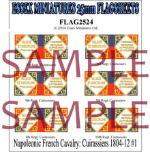 Flag 2524 Napoleonic: French Cavalry Cuirassiers 1804-12 # 1
