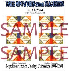 Flag 2524 Napoleonic: French Cavalry Cuirassiers 1804-12 # 1