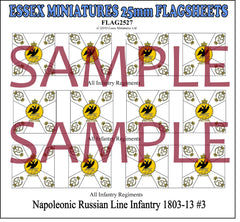 Flag 2527 Napoleonic: Russian Line Infantry 1803-13 # 3