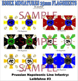 Flag 2543 Napoleonic: Prussian Line Infantry Leibfahne # 3