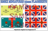 Flag 2545 Napoleonic: British Foot Regiments # 3