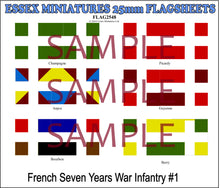 Flag 2548 American War of Independence: French Infantry # 1