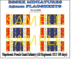 Flag 2558 Napoleonic: French Guard Infantry (All Regiments 1825 100 days)