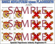 Flag 2570 Napoleonic: Spanish Inf. Regiments