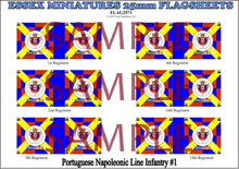 Flag 2571 Napoleonic: Portuguese Line Inf. # 1