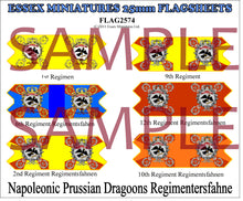 Flag 2574 Napoleonic: Prussian Dragoons Regimentersfahnen