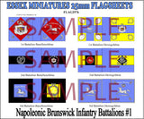 Flag 2576 Napoleonic: Brunswick Inf. Battalions # 1