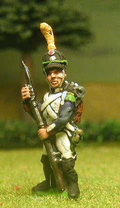 FN56 Line Infantry 1804-12: Voltiguer in Shako loading