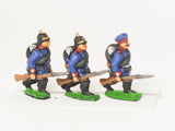 PO1a Prussian: Infantry: At the trail, variants