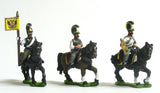 AST37 Austrian Cavalry 1805-14: Command: Cuirassier Officer, Standard Bearer & Trumpeter