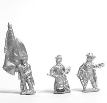 BG32 Union: Command: Officer, Standard Bearer and Drummer, stationary