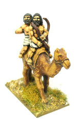 BS25 Midianite Arab: Camel with two archers (3 per pack)