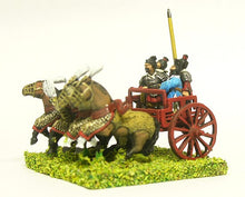 CHN2 Chin Chinese: Emperor in 4 horse chariot with archer and spearman