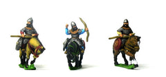 CRU52 Ilkhanid Mongol Armoured Horse Archers, assorted.