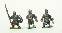CRU56 Frankish Knights on foot, Round Shields, assorted