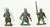 CRU57 Frankish Knights on foot, Large Shields, assorted