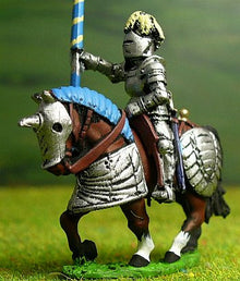 LM15 Gendarme: in visored sallet with hanging plumes