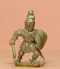 M23a Dismounted Knight c.1380 in Studded Jack, Plate Armour & Crested Great Helm