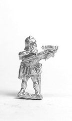 MER45 Early Renaissance: Medium Crossbowmen in Sallet with visor, firing