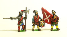 MER90 Spanish 1559-1605AD: Command: Foot Officer, Standard Bearer & Drummer
