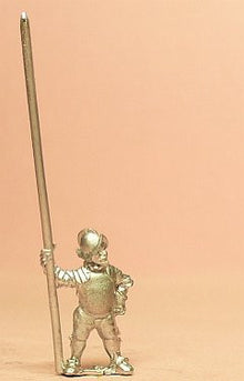 MER94 Spanish & English 1559-1605AD: Heavy Pikemen in Morion with Pike upright