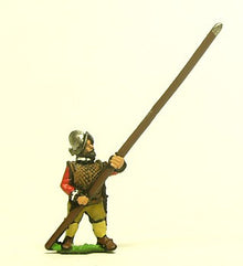 MER95 Spanish & English 1559-1605AD: Medium Pikemen in Morion with Pike at 45 degrees