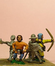 MID87 Spanish: Peasants / Pilgrims with mixed weapons