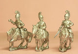 PPN10 Prussian 1814-15: Command: Cuirassier Officer, Standard Bearer & Trumpeter