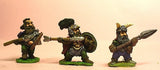 Q104 Chaos Dwarf: Three assorted Spearmen