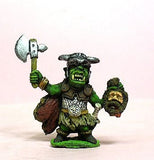 Q34 Orc: holding severed head, with two handed Axe