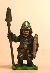 Q82 Warrior: Sorcerer's Guard in Mail and Scale Armour with Spear and Shield
