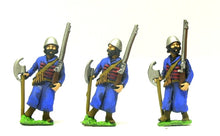 RAN8 Russian: Assorted Streltsi Musketeer in Helmet with Berdische Axe