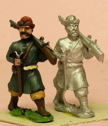 RC4 Cossack: Musketeer advancing, head variants