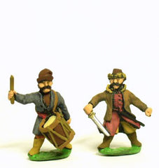 RNC12 16-17th Century Cossacks: Command: Officers, Standard Bearers & Drummers