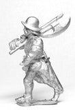 RPO1 Polish: Musketeer advancing with 2 Handed Axe, in Helmet