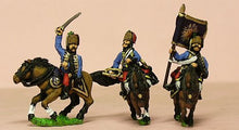 SYA20 Seven Years War Austrian: Command: Hussar Officer, Standard Bearer, & Trumpeter