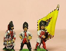 SYA8 Seven Years War Austrian: Command: Hungarian Officer, Standard Bearer, Drummer