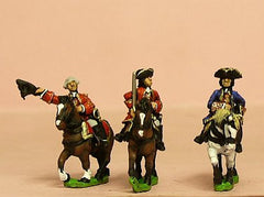 SYF15 Seven Years War French: Command: Mounted General and two Staff Officers