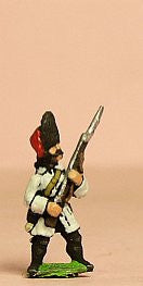 SYF4a Seven Years War French: Grenadier advancing in Bearskin