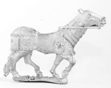 H32 Horses: Medieval, Fully Armoured: Milanese, walking