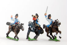 INA13 AWI American: Command: Light Dragoon Officer, Standard Bearer and Trumpeter