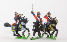 INB16 AWI British: Command: Light Dragoon, Officer, Standard Bearer & Trumpeter
