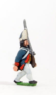 ING6 AWI German: Grenadier advancing, with shouldered Musket