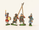 KRA12 Late 16th C. Korean: Command: Officers, Standard Bearers and Drummers